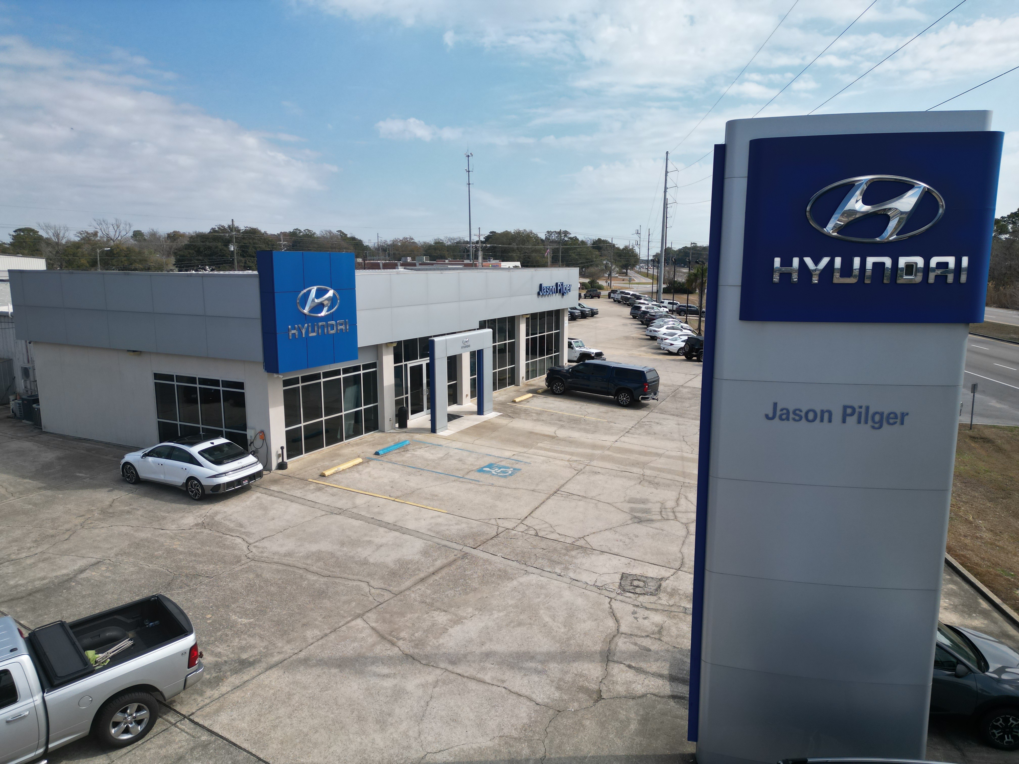 Jason Pilger Hyundai aerial