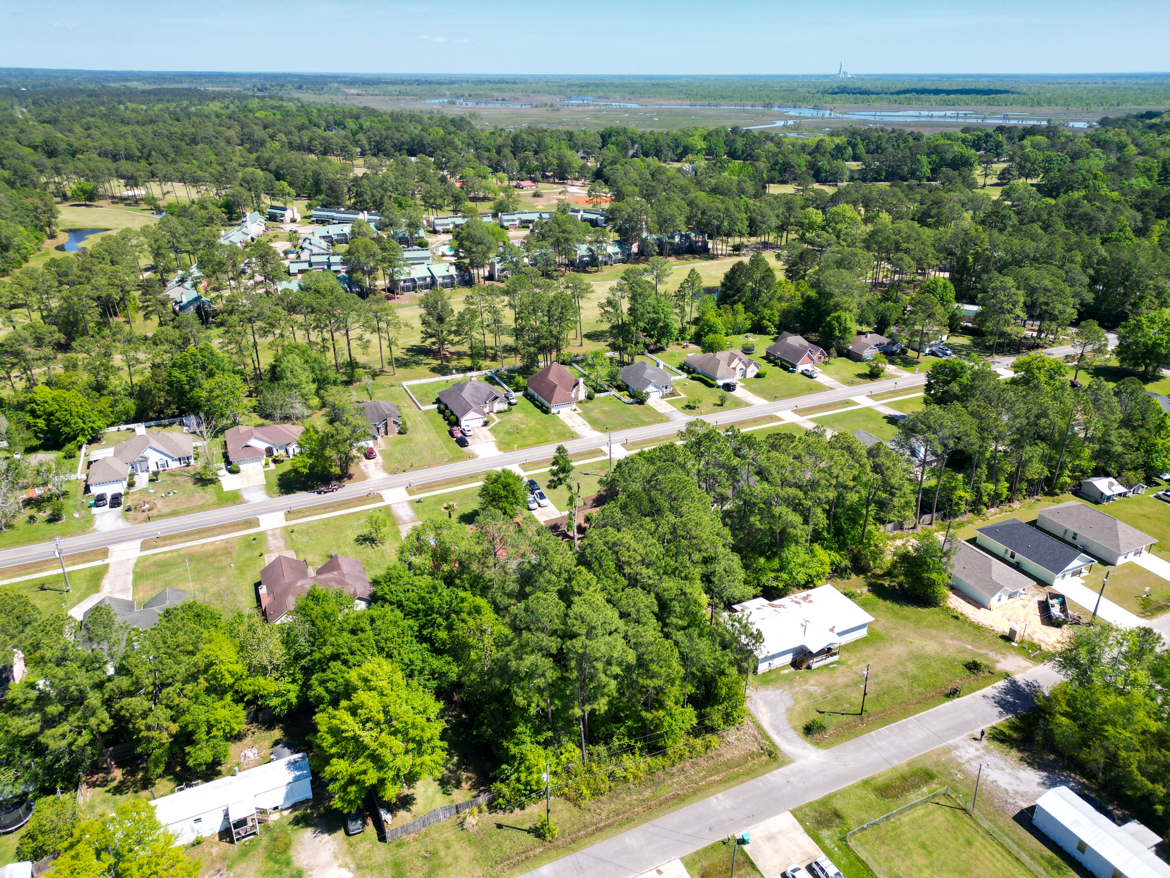 Aerial neighborhood overview